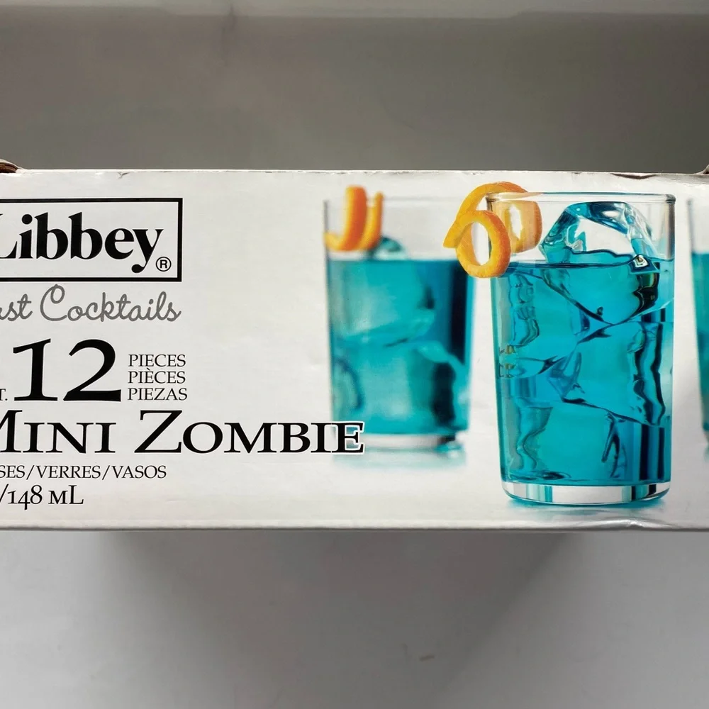 NEW W/BOXES LIBBY Just Desserts Multiple Clear Parfait, Zombie, Cabo Splash Sets